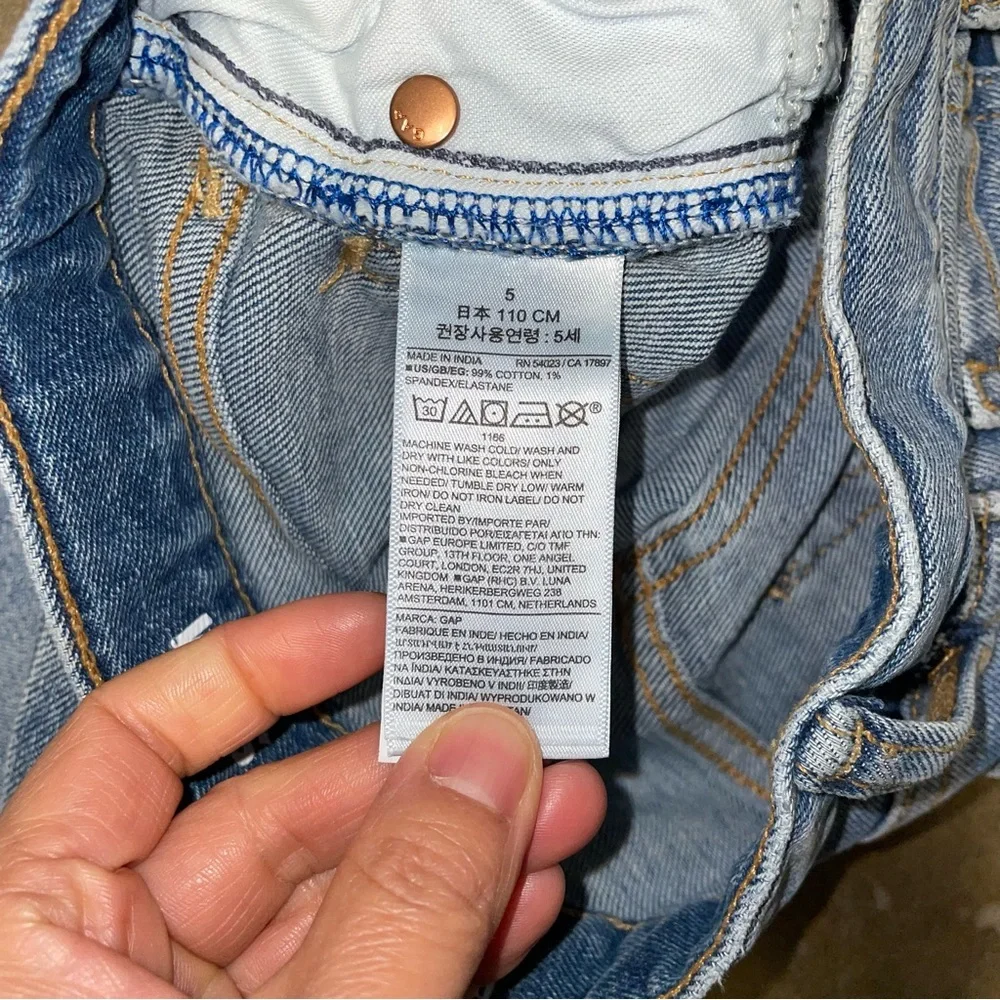 GAP Kids Slim Fit Blue Jeans - Size 5